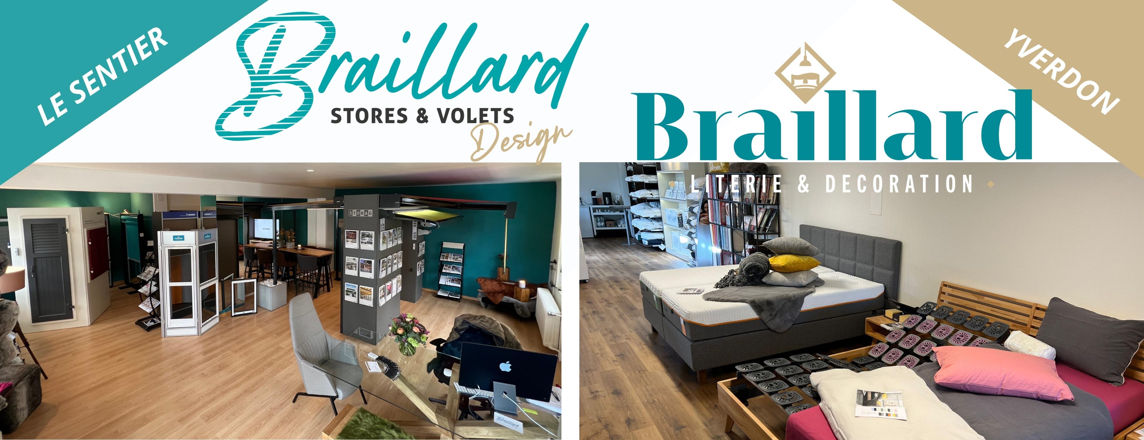 Braillard Stores & Volets Design & Braillard Literie & Décoration